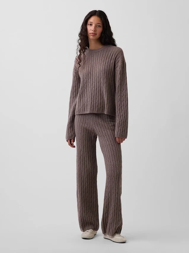 Πλεκτό πουλόβερ CashSoft σε oversized γραμμή