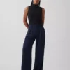 Παντελόνι Curvy 365 με πτυχές και ψηλή μέση