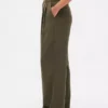 Παντελόνι Curvy 365 με πτυχές και ψηλή μέση