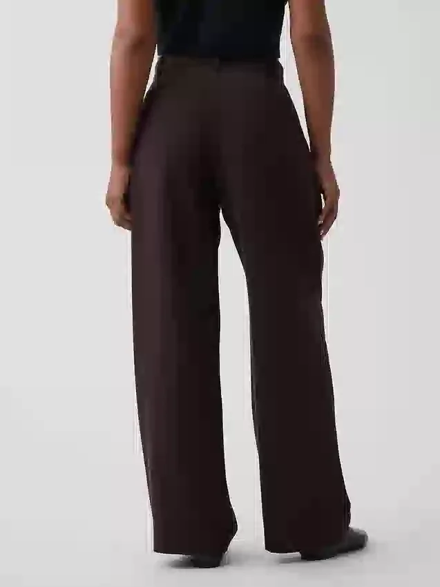 Παντελόνι Curvy 365 με πτυχές και ψηλή μέση