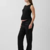 Παντελόνι εγκυμοσύνης από twill κάτω από την κοιλιά