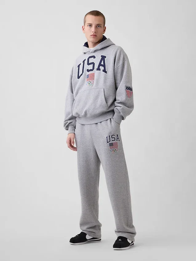 Παντελόνι φούτερ βαρέως τύπου Team USA για ενήλικες