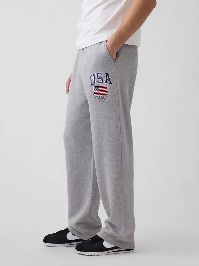 Παντελόνι φούτερ βαρέως τύπου Team USA για ενήλικες