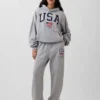 Παντελόνι φούτερ βαρέως τύπου Team USA για ενήλικες