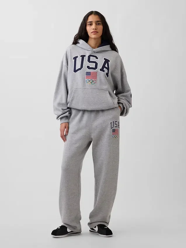 Παντελόνι φούτερ βαρέως τύπου Team USA για ενήλικες