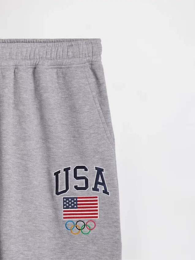 Παντελόνι φούτερ βαρέως τύπου Team USA για ενήλικες