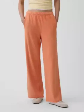 Παντελόνι φούτερ Vintagesoft Terry με φαρδιά πόδια