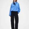 Παντελόνι GAP × Victoria Beckham με ψηλή μέση και πτυχωτό τόξο