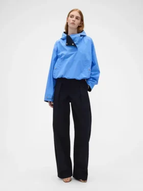 Παντελόνι GAP × Victoria Beckham με ψηλή μέση και πτυχωτό τόξο
