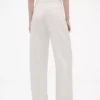 Παντελόνι GAP × Victoria Beckham με ψηλή μέση και πτυχωτό τόξο
