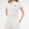 Παντελόνι GAP × Victoria Beckham με ψηλή μέση και πτυχωτό τόξο