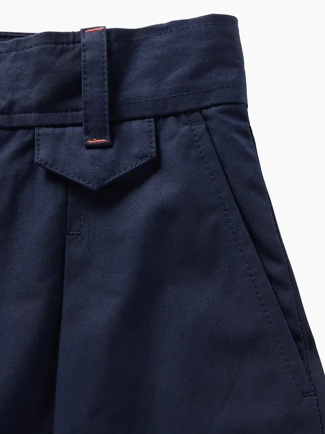 Παντελόνι GAP × Victoria Beckham με ψηλή μέση και πτυχωτό τόξο