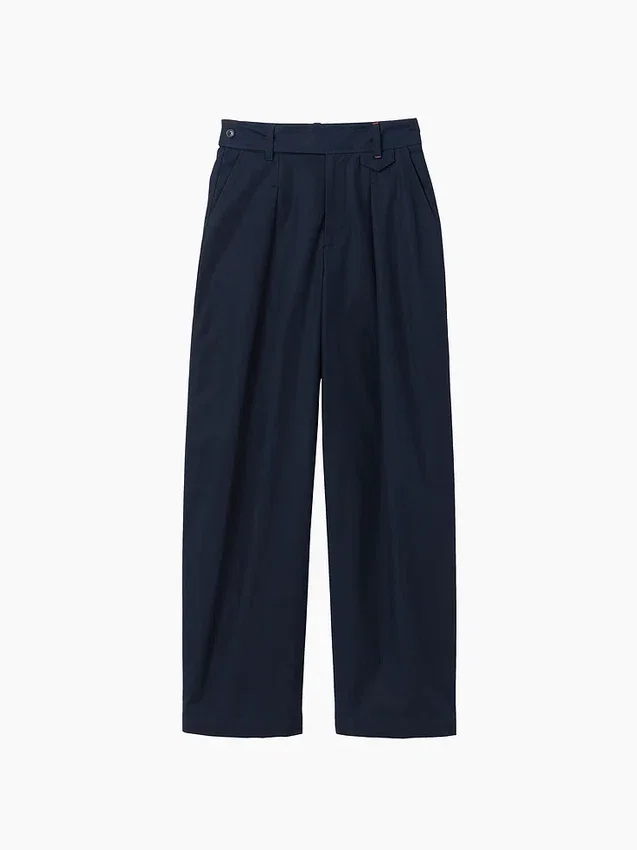 Παντελόνι GAP × Victoria Beckham με ψηλή μέση και πτυχωτό τόξο