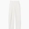 Παντελόνι GAP × Victoria Beckham με ψηλή μέση και πτυχωτό τόξο