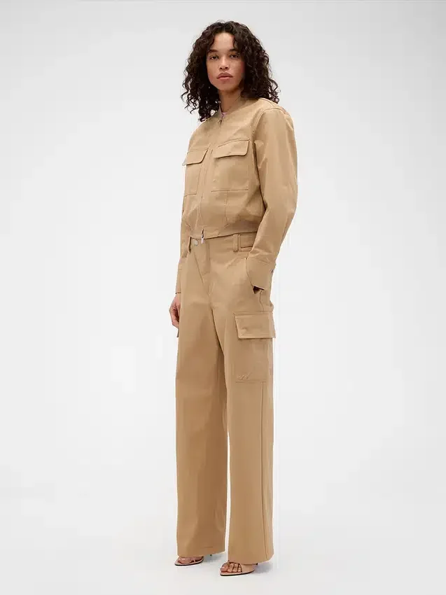 Παντελόνι καργκό υψηλής μέσης GAP × Victoria Beckham
