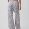 Παντελόνι με φαρδιά πόδια από μείγμα λινού