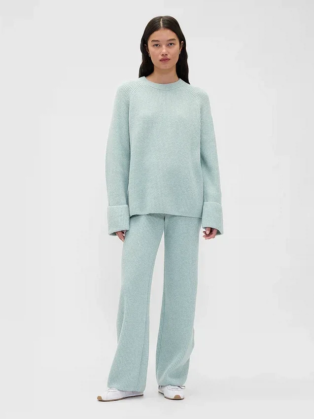 Παντελόνι με πλέξη Shaker-Stitch από CashSoft