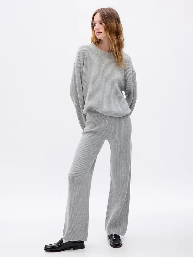 Παντελόνι με πλέξη Shaker-Stitch από CashSoft