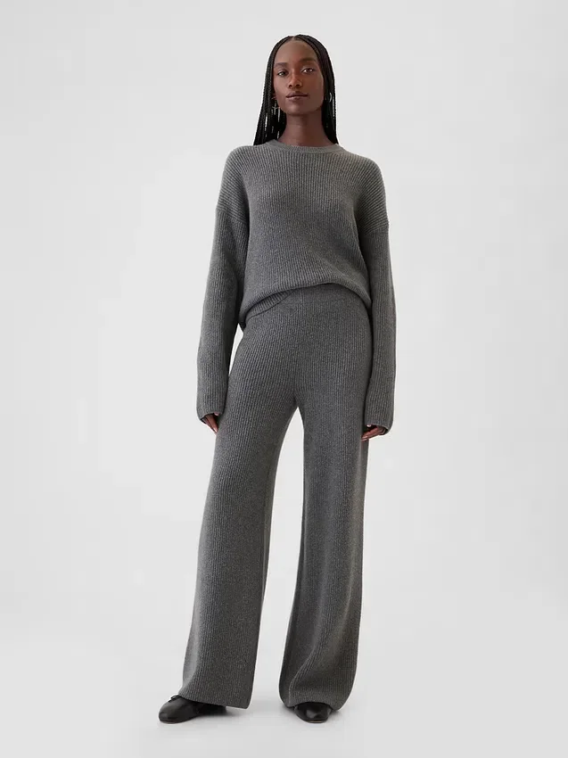 Παντελόνι με πλέξη Shaker-Stitch από CashSoft