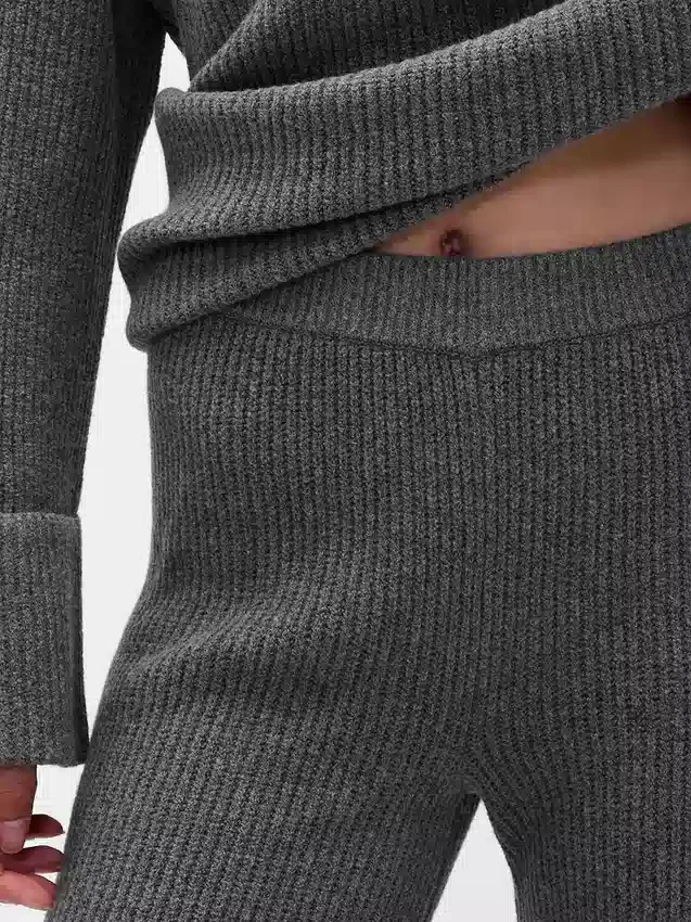 Παντελόνι με πλέξη Shaker-Stitch από CashSoft