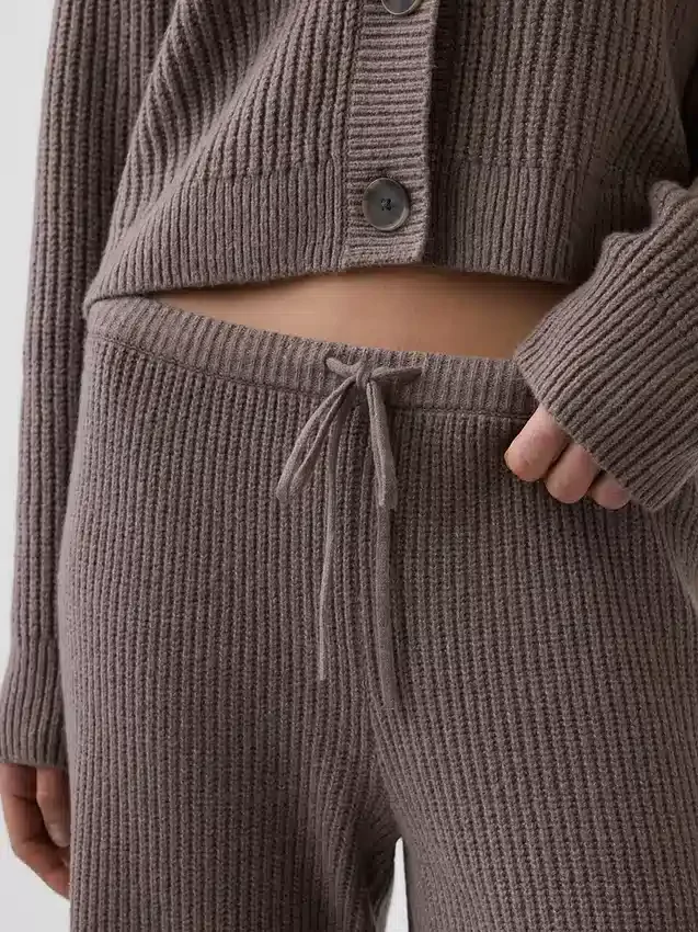 Παντελόνι με πλέξη Shaker-Stitch από CashSoft