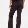 Παντελόνια χαμηλής μέσης από twill, μακρύ και στενό