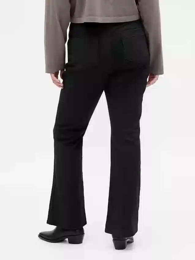 Παντελόνια χαμηλής μέσης από twill, μακρύ και στενό