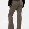 Παντελόνια χαμηλής μέσης από twill, μακρύ και στενό