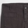 Παντελόνια χαμηλής μέσης από twill, μακρύ και στενό