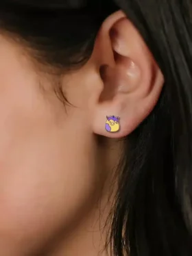 Pierced Co Squishmallows Benito Σκουλαρίκια με βιδωτό κούμπωμα