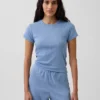 Πιτζάμα T-shirt με πλέξη Pointelle