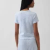 Πιτζάμα T-shirt με πλέξη Pointelle