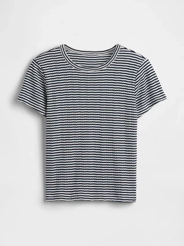 Πιτζάμα T-shirt με πλέξη Pointelle