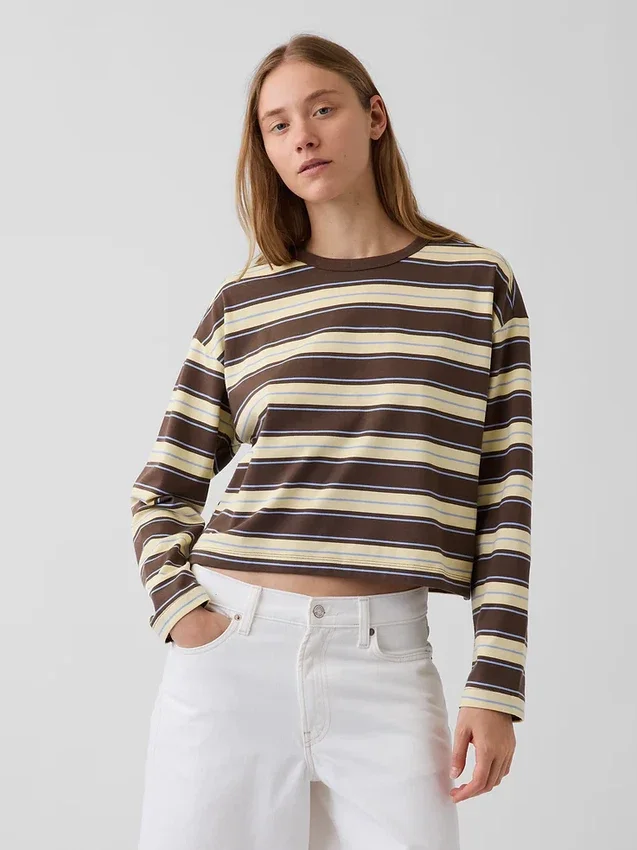 Πλεκτό Oversized Κοντό Pουκάμισο
