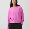 Πλεκτό Oversized Κοντό Pουκάμισο