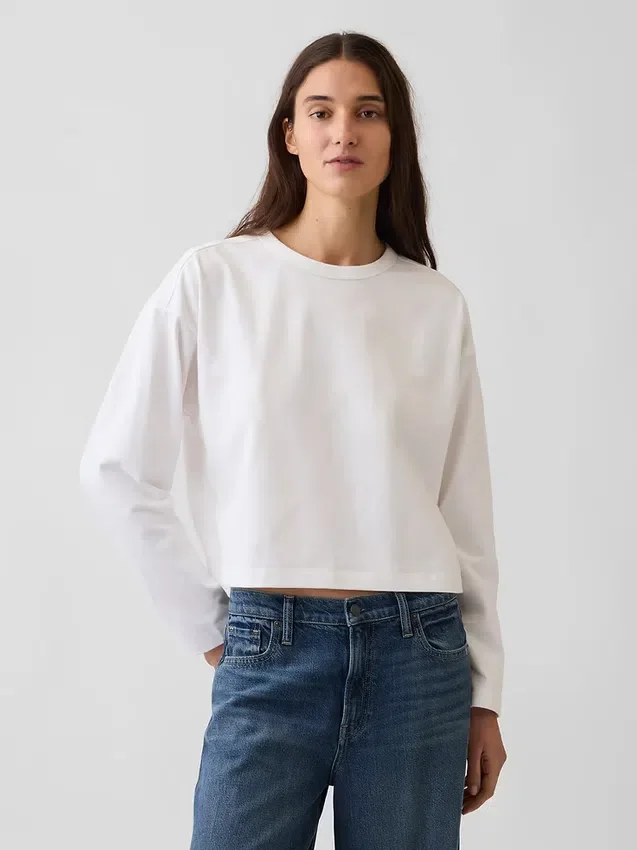 Πλεκτό Oversized Κοντό Pουκάμισο