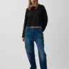 Πλεκτό Oversized Κοντό Pουκάμισο