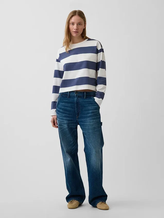Πλεκτό Oversized Κοντό Pουκάμισο