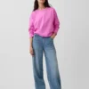 Πλεκτό Oversized Κοντό Pουκάμισο