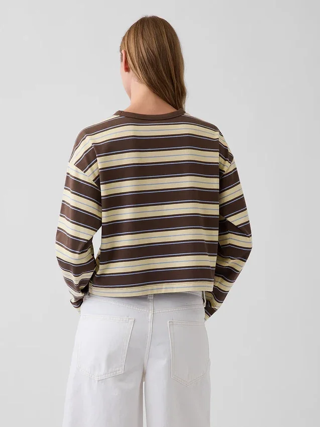 Πλεκτό Oversized Κοντό Pουκάμισο