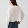Πλεκτό Oversized Κοντό Pουκάμισο