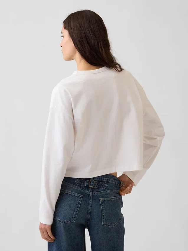 Πλεκτό Oversized Κοντό Pουκάμισο