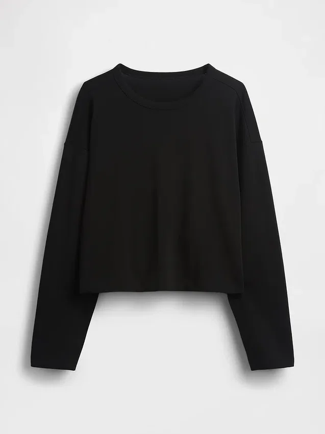 Πλεκτό Oversized Κοντό Pουκάμισο