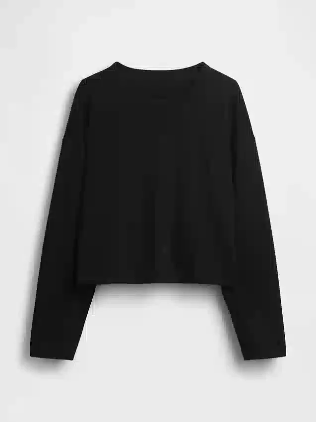 Πλεκτό Oversized Κοντό Pουκάμισο