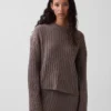 Πλεκτό πουλόβερ CashSoft σε oversized γραμμή