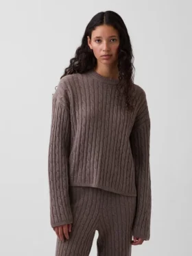 Πλεκτό πουλόβερ CashSoft σε oversized γραμμή