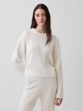 Πλεκτό πουλόβερ CashSoft σε oversized γραμμή