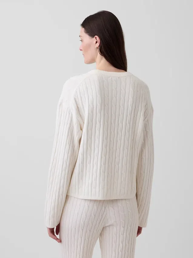 Πλεκτό πουλόβερ CashSoft σε oversized γραμμή