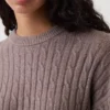 Πλεκτό πουλόβερ CashSoft σε oversized γραμμή