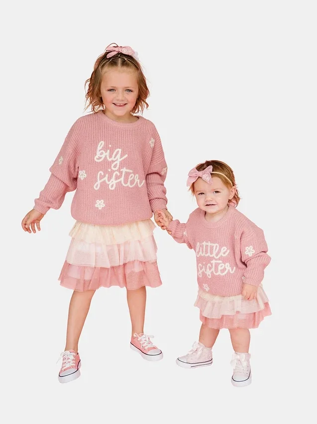 Πλεκτό πουλόβερ «Sweet Wink Little Sister»